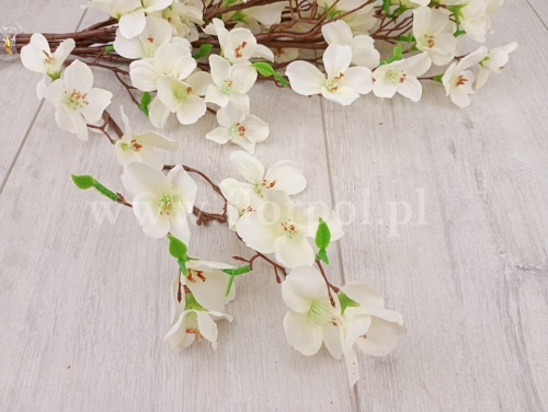 kwitnąca gałązka jabłoni 6szt #1812white - jaśmin (SUN499)