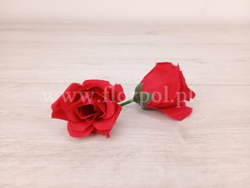 róża wyrobowa w pączku 12szt czerwony (R008)