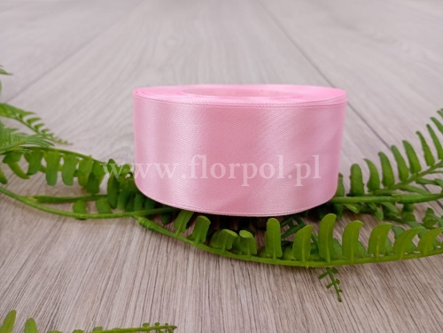 wstążka atłasowa gładka 1szt #048 j.róż