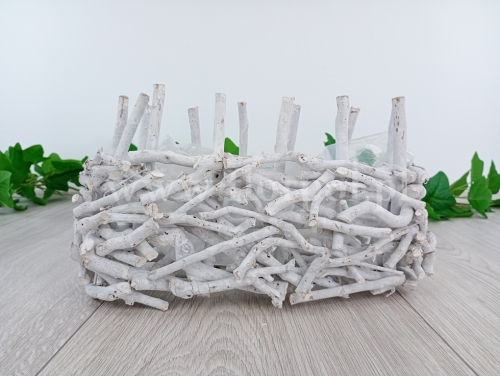 osłonka owalna - patyki 1szt biały (YS82231093)