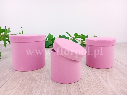 welurowy box walec 1kpl liliowy (H2410236)