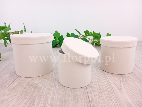 welurowy box walec 1kpl ecru (H2410236)