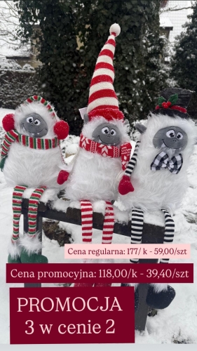 Yeti figurka 3szt biały  PROMOCJA  2+1 