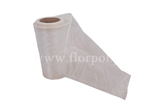  Organza 12CM X 9Y ECRU 1szt