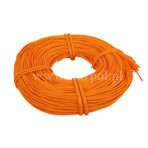 rattan krążek 1szt pomarańcz