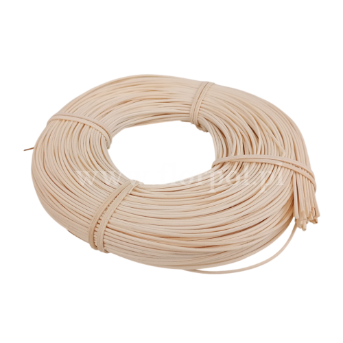 rattan krążek 1szt wybielany
