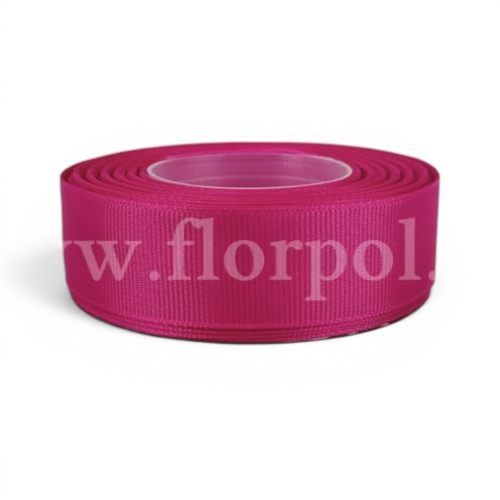 wstążka atłasowa Ryps 25mm #043 fuksja
