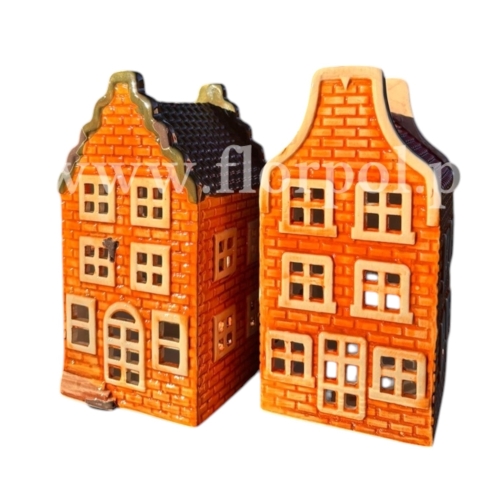 domek ceramiczny 1szt pomarańcz (BNC-19-01741-25)