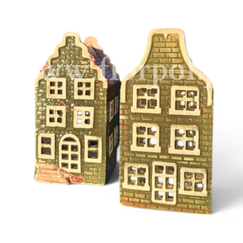 domek ceramiczny 1szt butelkowa zieleń (BNC-19-01744-25)