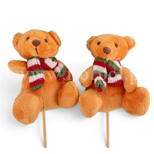 pluszowy miś w szaliku - pik 12szt karmelowy (DH20284CZ)