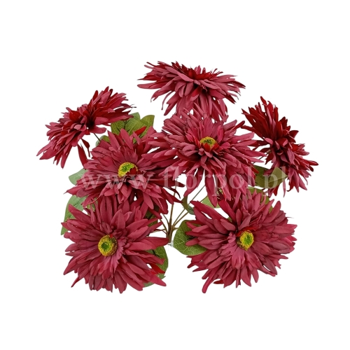 Gerbera pełna w bukiecie 1szt malina (LUX-55511)
