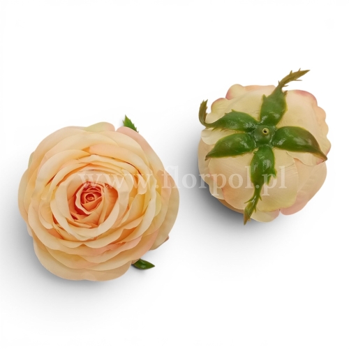 róża pełna - wyrobówka 12szt #3065 real peach (SUN891)