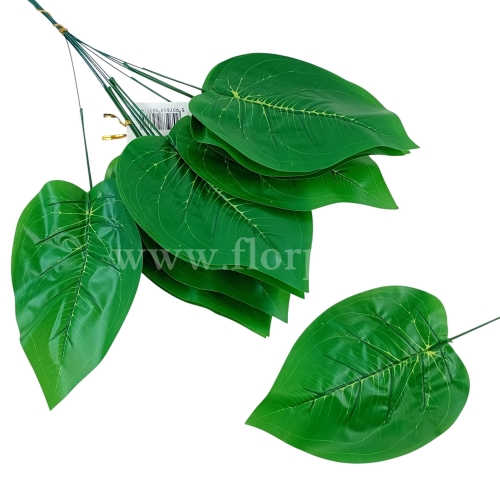 Pothos liść 12szt zielony  (L509)