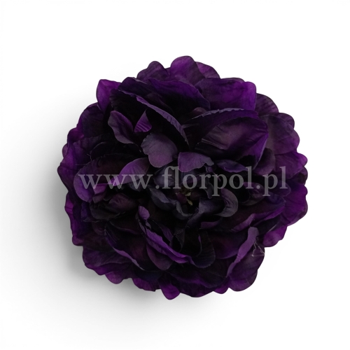 delikatna peonia wyrobowa 12szt #2522 deep purple (SUN406)