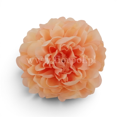 delikatna peonia wyrobowa 12szt #2890 salmon (SUN406)