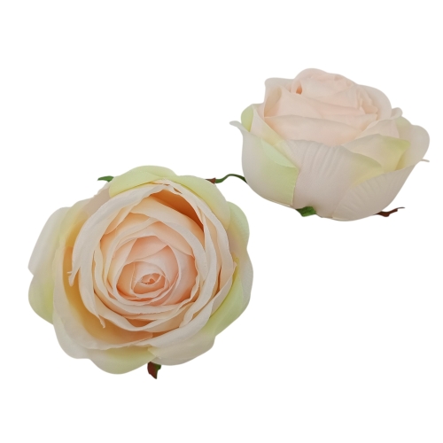 Róża zwijana Poppy Rose 12szt #2780 lt.peach/lt.green (SUN564)