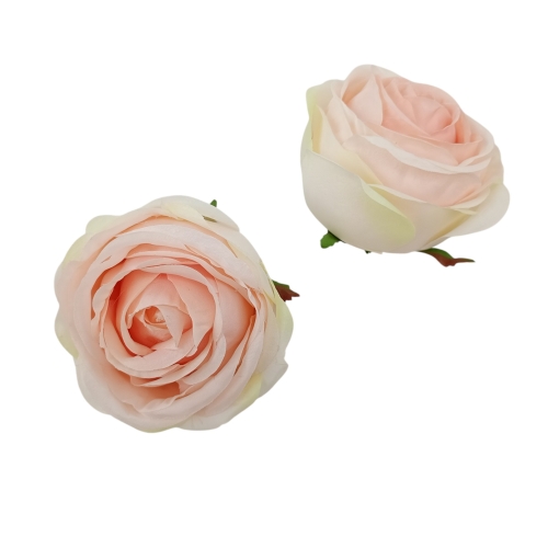 Róża zwijana Poppy Rose 12szt #1453 peach/lt.green (SUN564)
