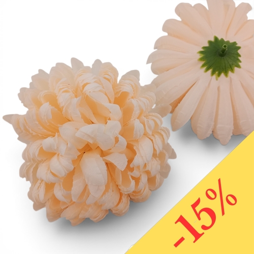 Chryzantema ananas 6szt #35 krem (Basia)