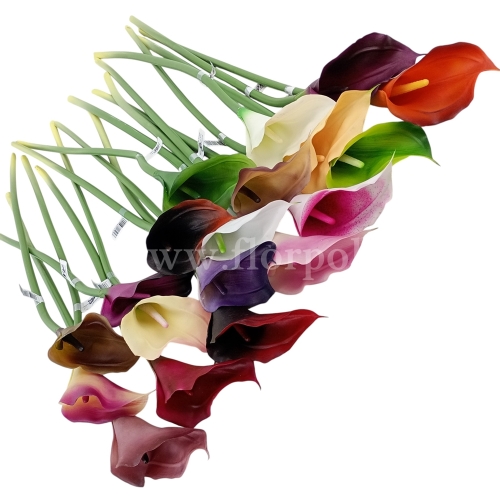 PROMOCJA kalla gumowa  -  24szt mix (AL45085)