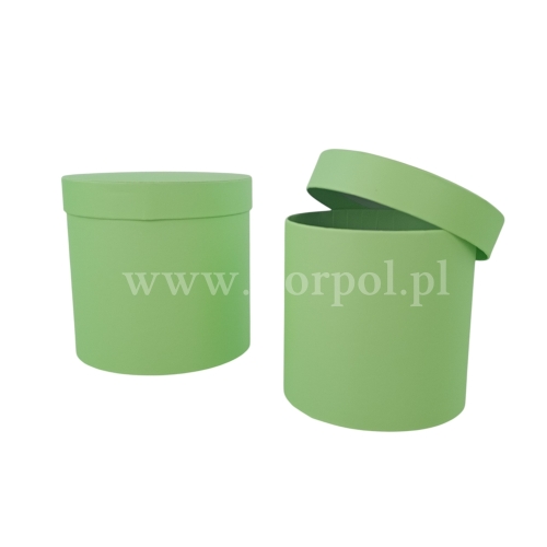 Box walec kpl 2szt jasna zieleń (L251105)