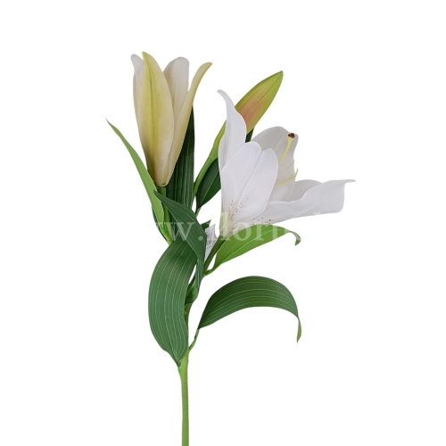 Gałązka lilia 1szt white (AJ26527)