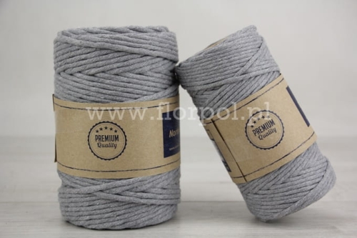 sznurek bawełniany do makramy 3* 5* 1szt grey